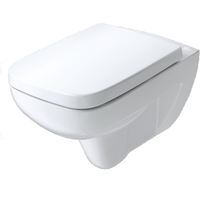 Geberit Geberit Wand-WC spülrandlos 'Renova Plan' inklusive WC-Sitz weiß