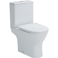 sanicomfort sanicomfort Stand-WC-Set spülrandlos 'Paros' inklusive WC-Sitz weiß