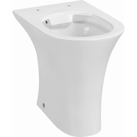sanicomfort sanicomfort Stand-WC erhöht spülrandlos 'Rekia' Flachspüler weiß