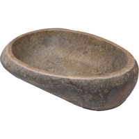 sanicomfort sanicomfort Waschtisch 'Unikat' rund natursteinfarben 45 x 40 x 3,5 cm