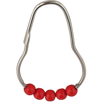 toom Duschvorhangringe 'Villach' mit rot... toom Duschvorhangringe 'Villach' mit rot...