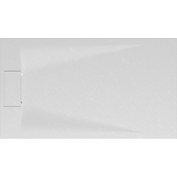 Breuer Duschwanne 'Lite Line' Steinoptik weiß 80 x 140 cm