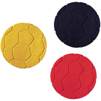 toom Mini Duscheinlage 'Fußball Deutschland' XXS schwarz/rot/gelb Ø 10 cm 6 Stück