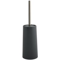 SPIRELLA Spirella WC-Bürstengarnitur dunkelgrau Ø 10 x 35 cm, mit Abdeckung