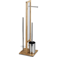 Wenko WC-Garnitur 'Rivalta', Bambus 18 x 23 x 70 cm
