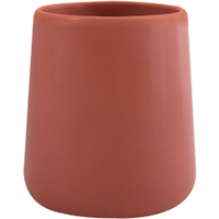 SPIRELLA Spirella Zahnputzbecher 'Maonie' Keramik terracotta Ø 8,5 x 10 cm