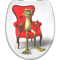 Schütte WC-Sitz 'Frog King' mit Absenkautomatik Duroplast