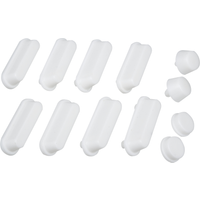 Wenko Wenko Puffer-Set für WC-Sitz weiß für Holz- und Polyresin WC-Sitze