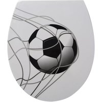 toom WC-Sitz 'Fußball' mit Absenkautomatik Duroplast