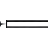 DURAVIT Duravit Handtuchhalter 'Starck T' 46,5 cm schwarz matt