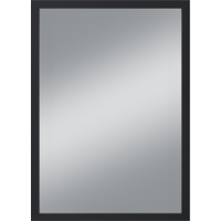 Kristall Form Badspiegel 'Beach' schwarz 40 x 60 cm