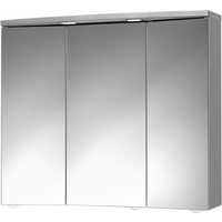 Jokey Jokey LED-Spiegelschrank 'Trava' aluminiumfarben matt 75 x 65 x 22 cm