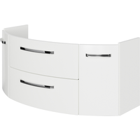 Pelipal Waschbeckenunterschrank 'Bahamas' weiß foliert 120 x 49,2 x 46 cm