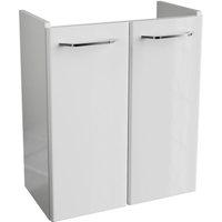 Fackelmann Waschbeckenunterschrank 'Milano' weiß glänzend 52 x 61 x 27,5 cm