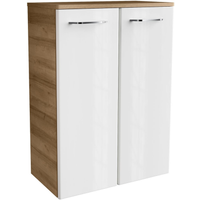 Fackelmann Unterschrank 'Milano' braun, weiß 60,5 x 82,5 x 32 cm