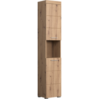 Trendteam Hochschrank 'Amanda' braun matt 37 x 190 x 31 cm