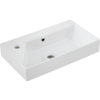 Badmobil Waschbecken eckig 'Tao' weiß 55 x 10 x 33 cm