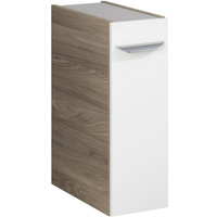 Fackelmann Fackelmann Hängeschrank 'Luxor' braun, weiß glänzend 20 x 60,5 x 45 cm