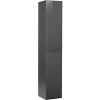 Fackelmann Hochschrank 'Luna' anthrazit glänzend 30 x 162 x 32 cm