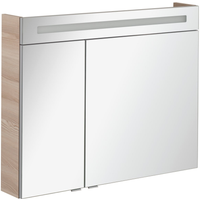 Fackelmann LED-Spiegelschrank 'B.Clever' braun 90 x 70,6 x 15,8 cm