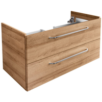 Fackelmann Waschbeckenunterschrank 'Milano' braun foliert 100 x 49,5 x 48 cm