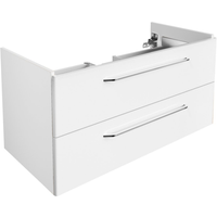 Fackelmann Waschbeckenunterschrank 'Milano' weiß 100 x 49,5 x 48 cm