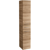 Fackelmann Hochschrank 'Milano' braun foliert 30,5 x 165,5 x 32 cm