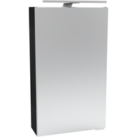 Fackelmann LED-Spiegelschrank 'SBC' anthrazit 40 x 68 x 15,3 cm links