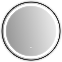 Jokey LED-Badspiegel 'Palma' schwarz Ø 60 cm