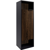 Fackelmann Midischrank 'B.Paris' schwarz matt 40,2 x 125,7 x 32 cm