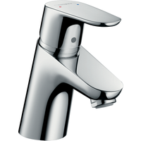 Hansgrohe Einhebel-Waschtischmischer 'Focus' mit Zugstangen-Ablaufgarnitur chromfarben