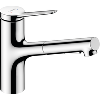 Hansgrohe Einhebel-Küchenmischer 'Zesis M33 Eco 150' verchromt, mit Ausziehbrause