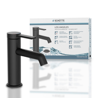 Schütte Waschtischarmatur 'Los Angeles' mattschwarz