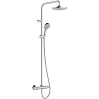 Hansgrohe Duschsystem 'Vernis Blend 200' chromfarben mit Thermostat