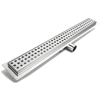 Hux - Home Duschrinne 70 cm Edelstahl, 3-reihig gelocht