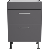 OPTIFIT OPTIFIT Unterschrank für Kochfeld 'OPTIkomfort Ingvar420' anthrazit matt 60 x 87 x 58,4 cm