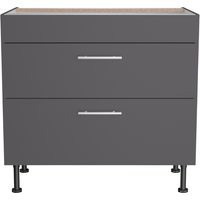OPTIFIT OPTIFIT Unterschrank für Kochfeld 'OPTIkomfort Ingvar420' anthrazit matt 90 x 87 x 58,4 cm