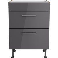 OPTIFIT OPTIFIT Unterschrank für Kochfeld 'Optikomfort Jonte984' anthrazit/eichefarben 60 x 87 x 58,4 cm