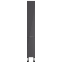 OPTIFIT OPTIFIT Apothekerschrank 'Optikomfort Linus984' anthrazit/eichefarben 30 x 211,8 x 58,4 cm