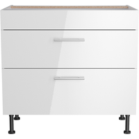 OPTIFIT OPTIFIT Unterschrank für Kochfeld 'Optikomfort Rurik986' weiß 90 x 87 x 58,4 cm