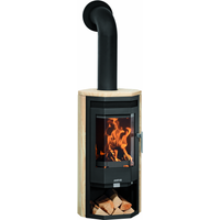 Justus Kaminofen 'Usedom 5 D' Stahl/Sandstein 5,5 kW