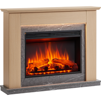 CrownFlame Elektrokamin 'Ajax' hellbraun 2 kW