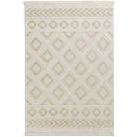 Schöner Wohnen Kollektion In-& Outdoor-Teppich 'Summer' beige Quadrate 160 x 230 cm