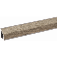 Wandabschlussprofil 'Eiche Quarz K4324' braun 600 x 24 x 16 mm