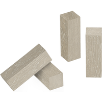 Kosche Eckholz Eiche grau 19 x 60 mm, 4 Stück