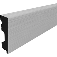 toom Sockelleiste Aluminium silber 2000 x 50 x 15 mm