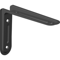 Element System Metallkonsole 'Arena' schwarz 8 x 12 cm