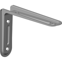 Element System Metallkonsole 'Arena' grau 12 x 17 cm