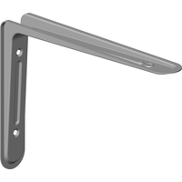 Element System Metallkonsole 'Arena' grau 19 x 27 cm