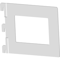 Element System Single-Bücherbügel weiß 153 x 20 x 117 mm